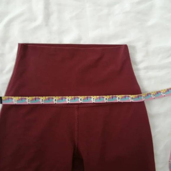 Lululemon Align High Rise Shorts 6" Nulu in Chianti Red 0 - Picture 13 of 15